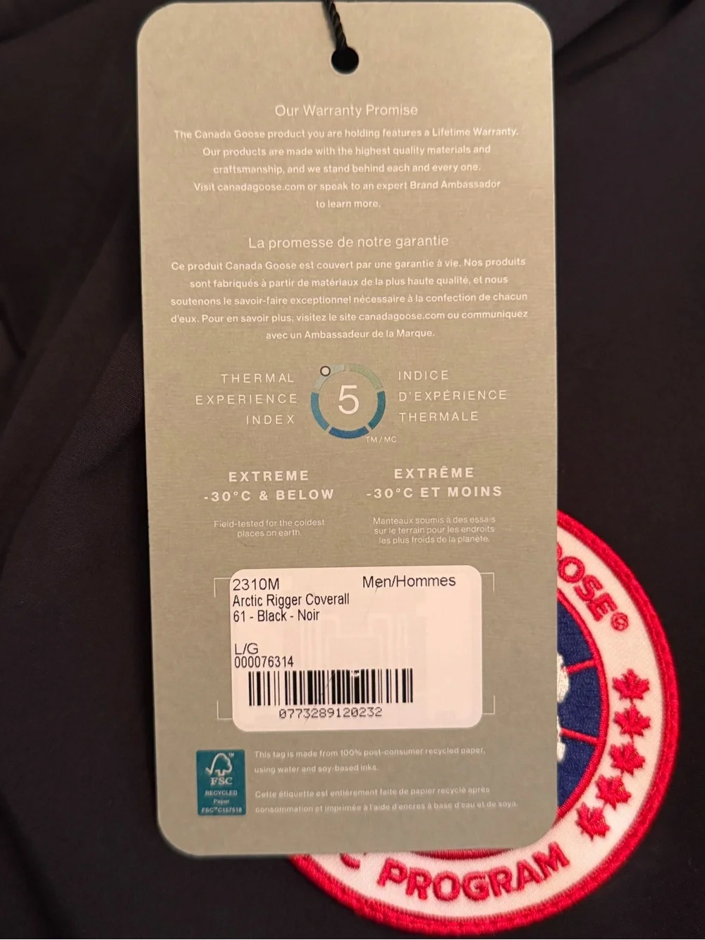 Canada Goose protection level